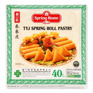 Spring Home TYJ Spring Roll Pastry Sheets 550g (40 Sheets)